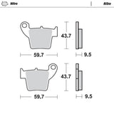 Moto-Master Nitro Sintered Brake Pad (FD0329)