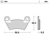 Moto-Master Nitro Sintered Brake Pad (FD0435)