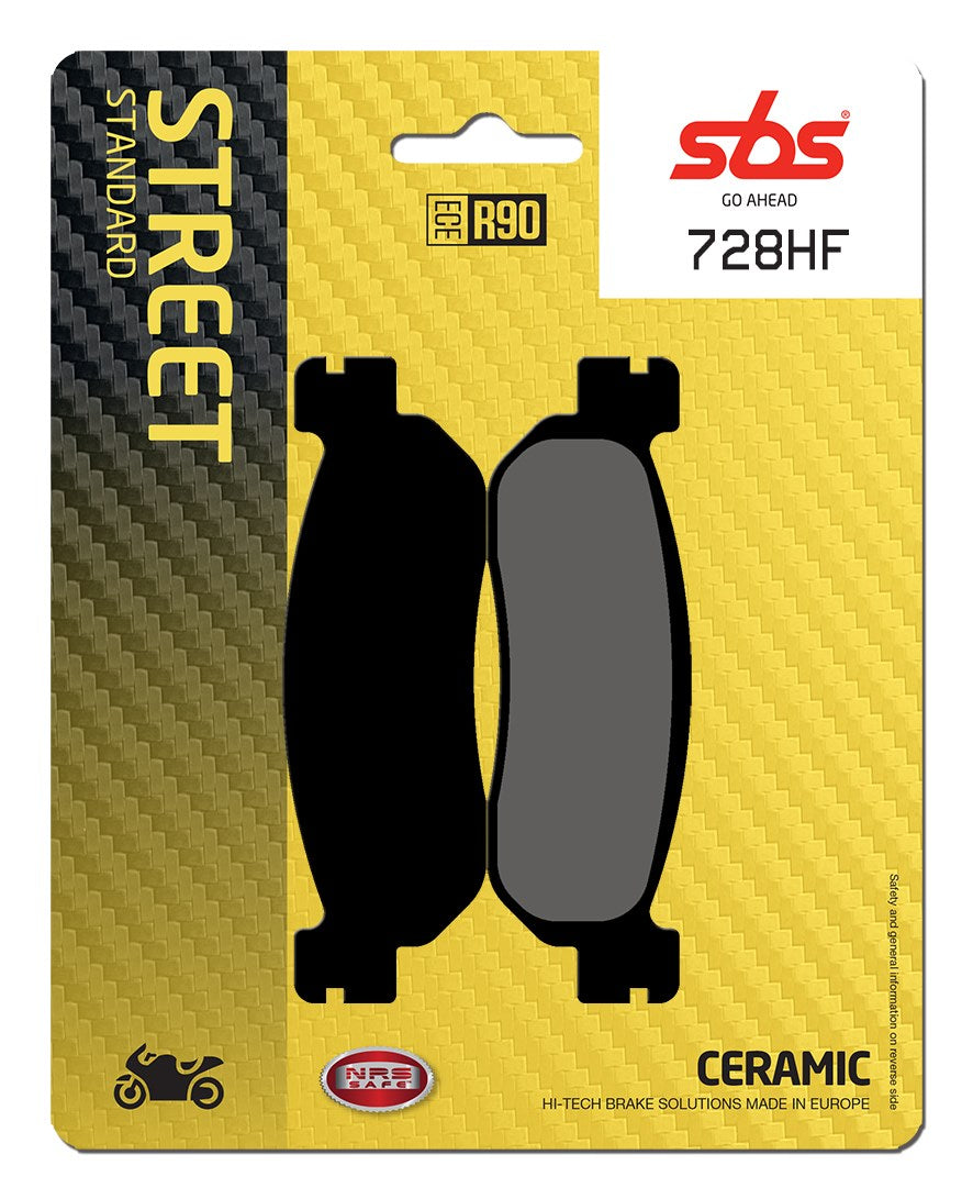 SBS FRICTION - Ceramic Front / Rear Brake Pads (SBS 155) - 728HF-