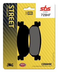 SBS FRICTION - Ceramic Front / Rear Brake Pads (SBS 155) - 728HF-