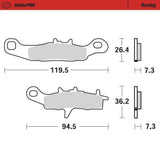 Moto-Master SinterPRO Racing Brake Pad (FD0375) Same as FA349