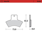 Moto-Master SinterPRO Racing Brake Pad (FD0294)