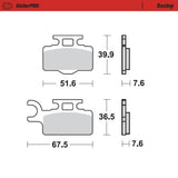 Moto-Master SinterPRO Racing Brake Pad (FD0295)