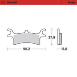 Moto-Master SinterPRO Racing Brake Pad (FD0346)