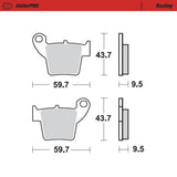 Moto-Master SinterPRO Racing Brake Pad (FD0329)
