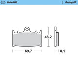 Moto-Master SinterPRO Racing GP Brake Pad (FD0143)