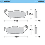 Moto-Master SinterPRO Racing GP Brake Pad (FD0186)