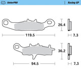 Moto-Master SinterPRO Racing GP Brake Pad (FD0375) Same as FA349