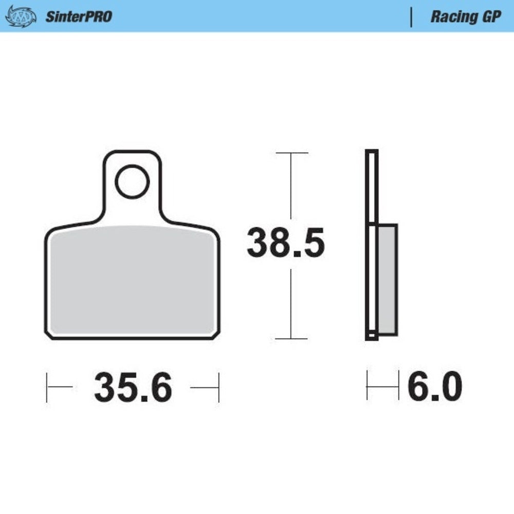 Moto-Master SinterPRO Racing GP Brake Pad (FD0315)