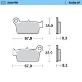 Moto-Master SinterPRO Racing GP Brake Pad (FD0349)