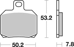 SBS FRICTION - Carbon Tech Racing Rear Brake Pads (SBS 157) - 730RQ-