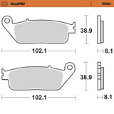 Moto-Master RoadPRO Sinter Front Brake Pad (FD0132)