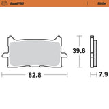 Moto-Master RoadPRO Sinter Front Brake Pad (FD0521)