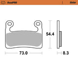 Moto-Master RoadPRO Sinter Front Brake Pad (FD0540)