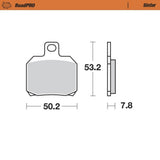 Moto-Master RoadPRO Sinter Rear Brake Pad (FD0256)