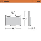 Moto-Master RoadPRO Sinter Rear Brake Pad (FD0347)