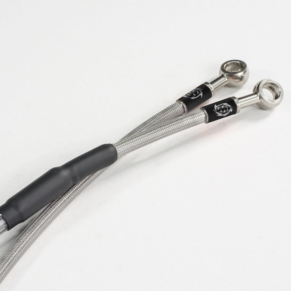 Moto-Master Brake Line - Braided Rear - TM: En, Mx
