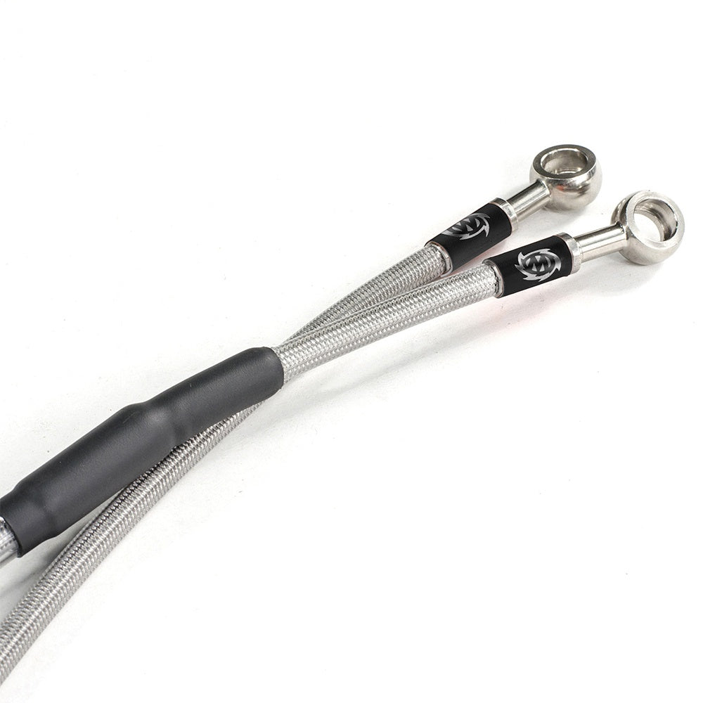 Moto-Master Brake Line - Braided Rear - Suzuki: RM125