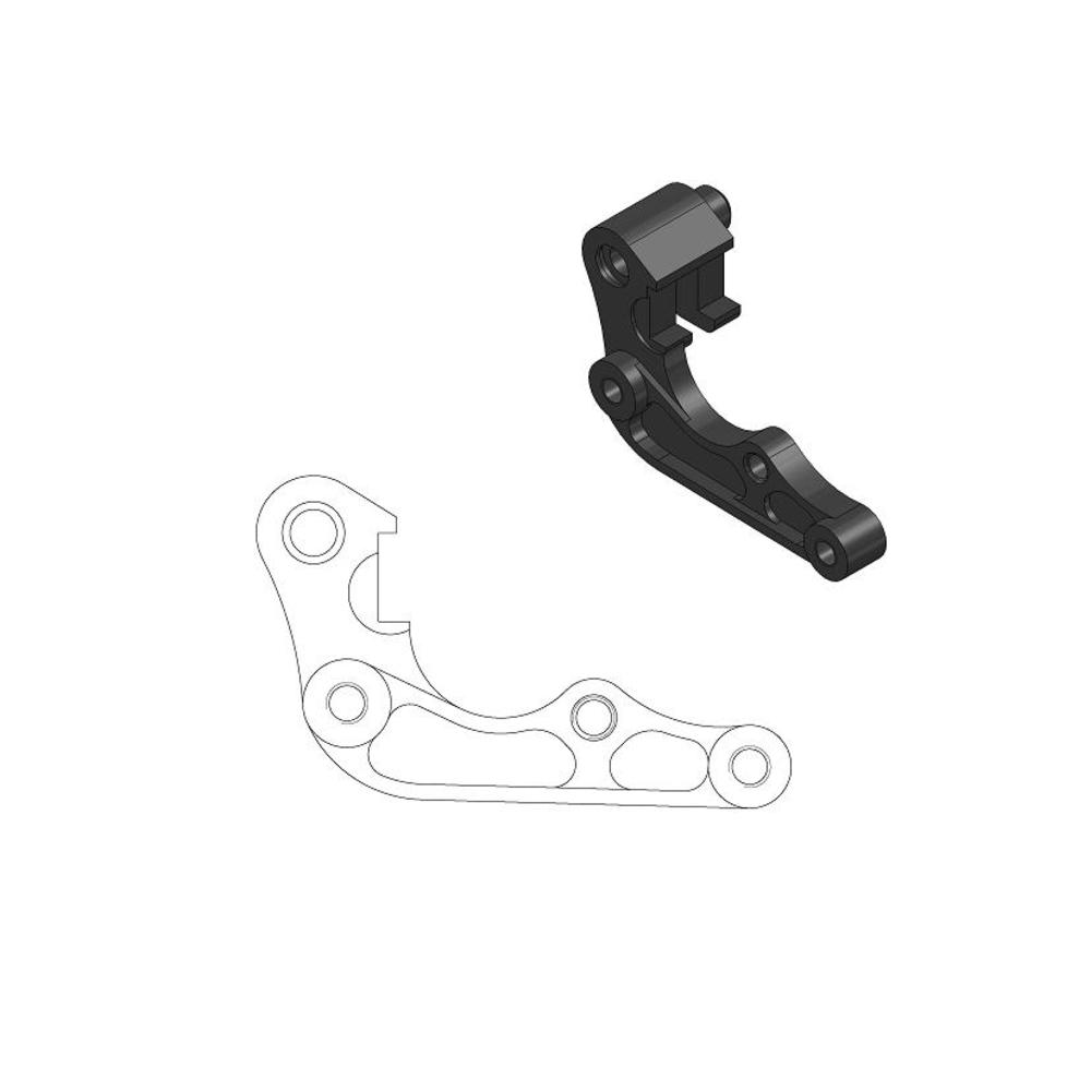 Moto-Master Caliper Adapter Bracket - Front 270mm