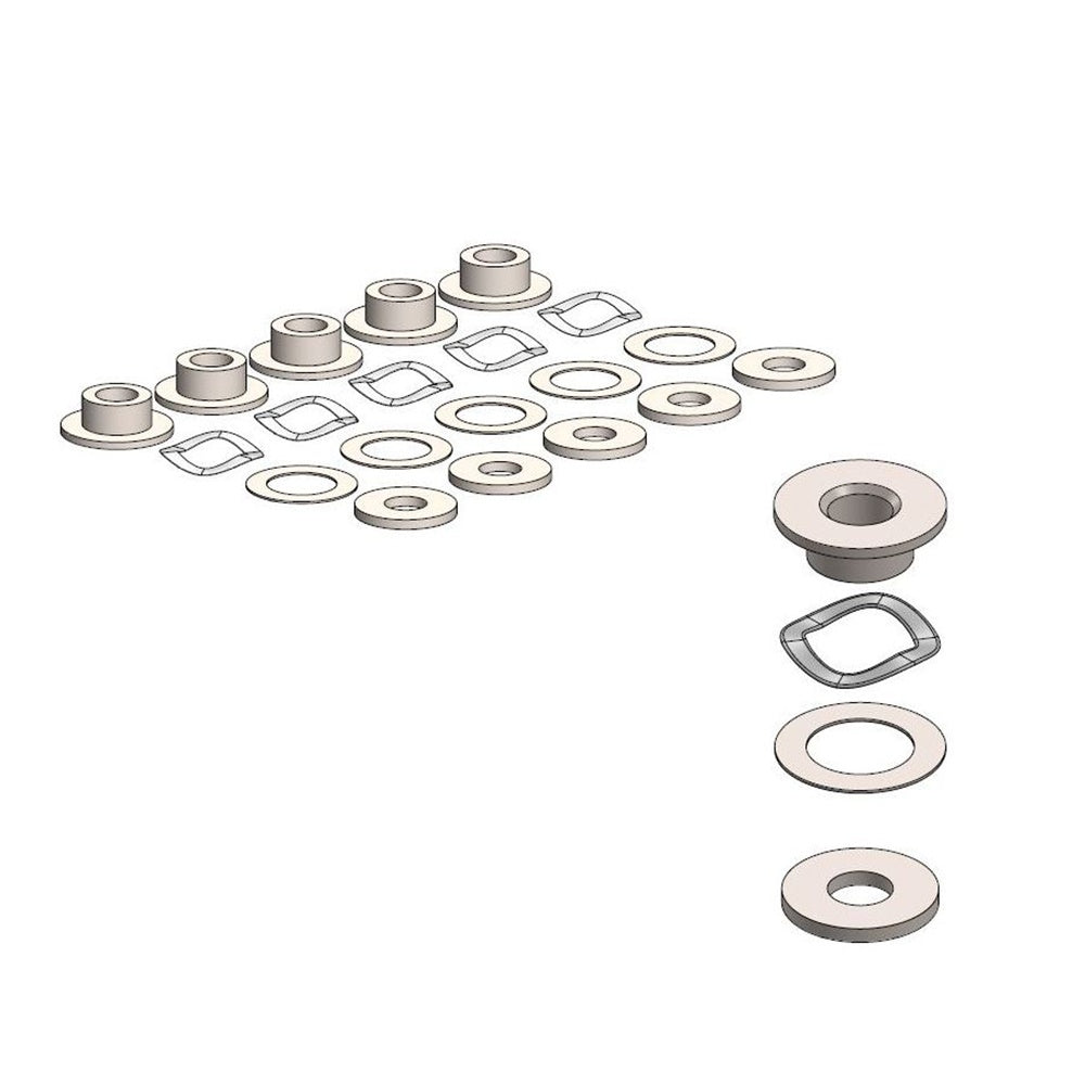 Moto-Master Fitting Kit - BMW floater kit for OEM riveted 4.5mm
