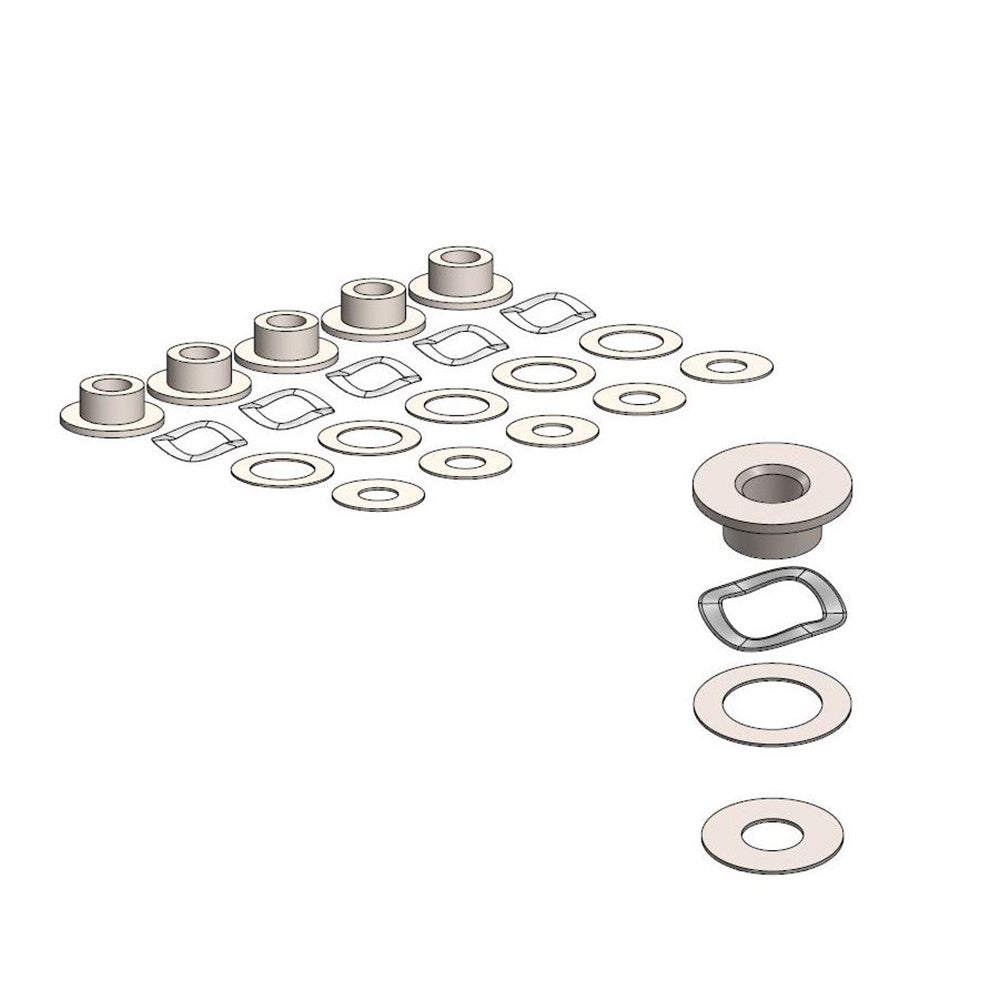 Moto-Master Fitting Kit - BMW floater kit for OEM bolted 5mm