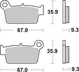 SBS FRICTION - Racing Sinter Off Road Rear Brake Pads - 790RSI-