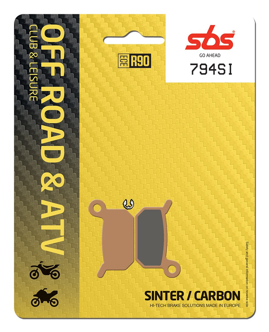 SBS FRICTION - Sinter Front / Rear Off Road Brake Pads - 794SI-