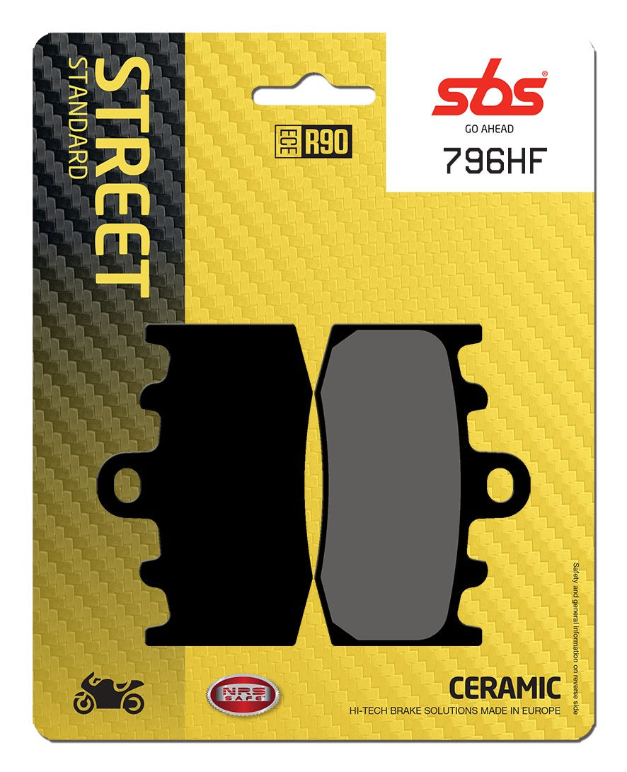 SBS FRICTION - Ceramic Front Brake Pads - 796HF-