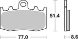 SBS FRICTION - Sinter Front Brake Pads - 796HS-