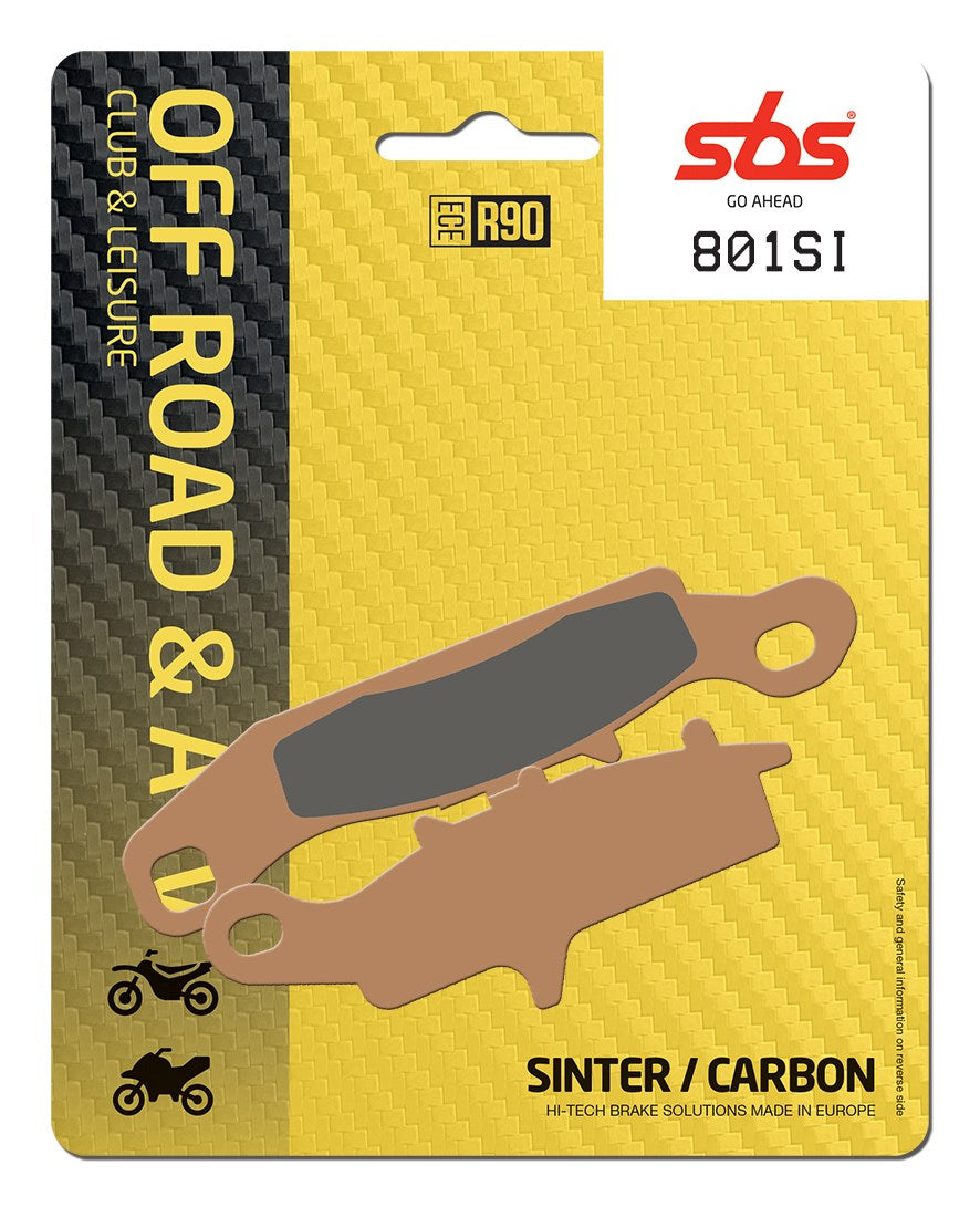 SBS FRICTION - Sinter Off Road Front Brake Pads (bendix packaging) - 801SI-