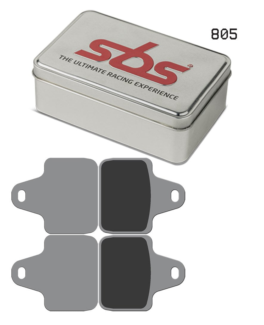 SBS FRICTION - Dual Sinter Front Racing Brake Pads - Moto 2, 3 & WSBK SPEC - 805DS-