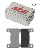 SBS FRICTION - Dual Sinter Front Racing Brake Pads - Moto2, 3 & WSBK SPEC - 806DS2-