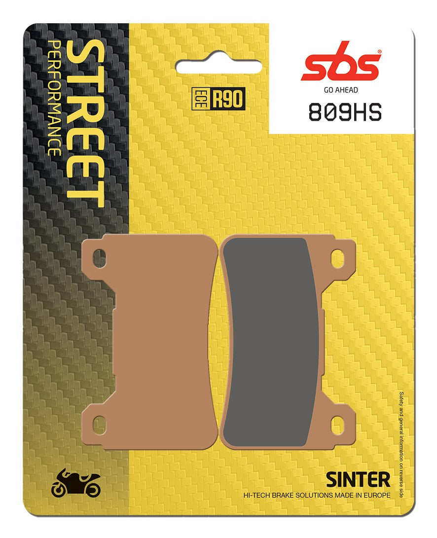 SBS FRICTION - Sinter Front Brake Pads - 809HS-