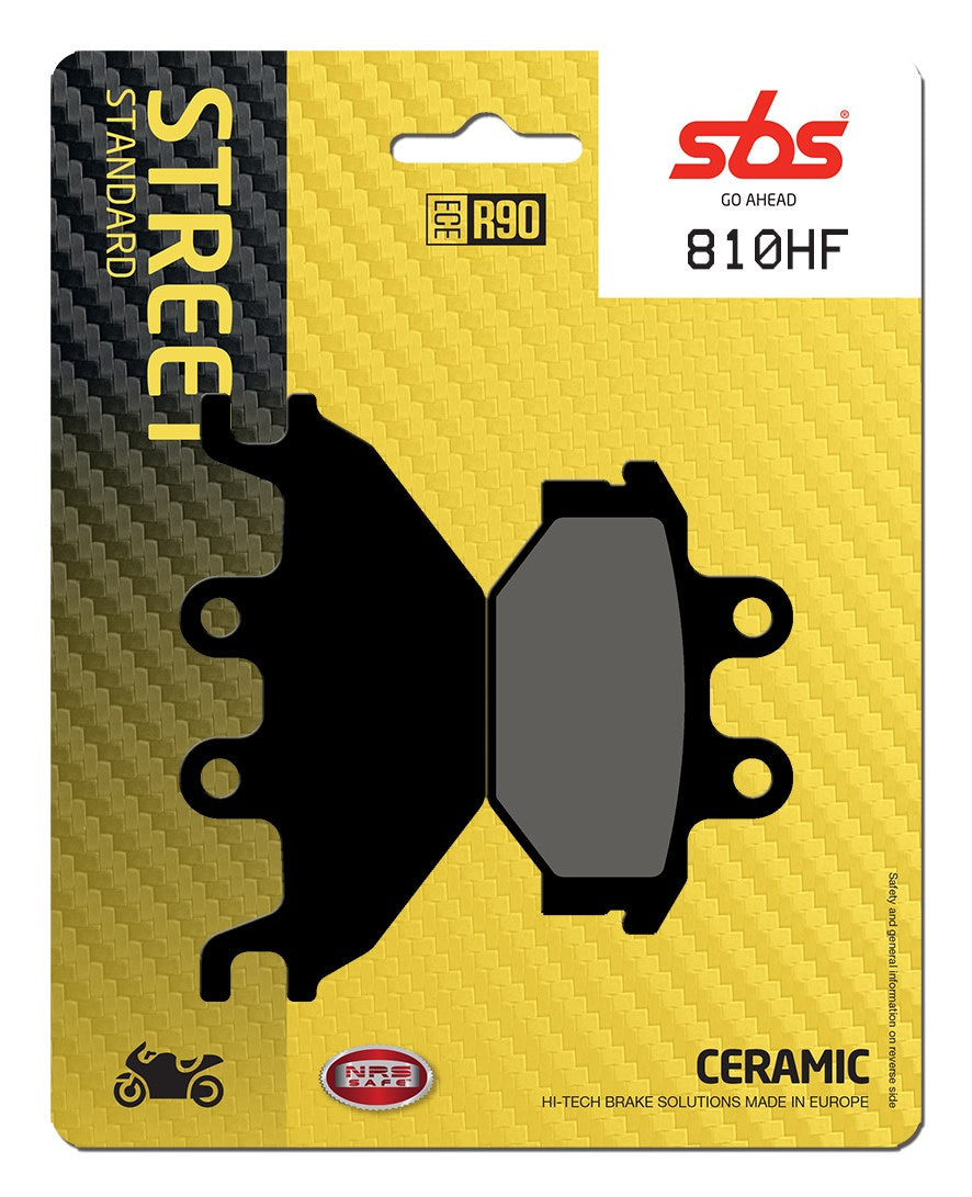 SBS FRICTION - Ceramic Front / Rear Brake Pads - 810HF-