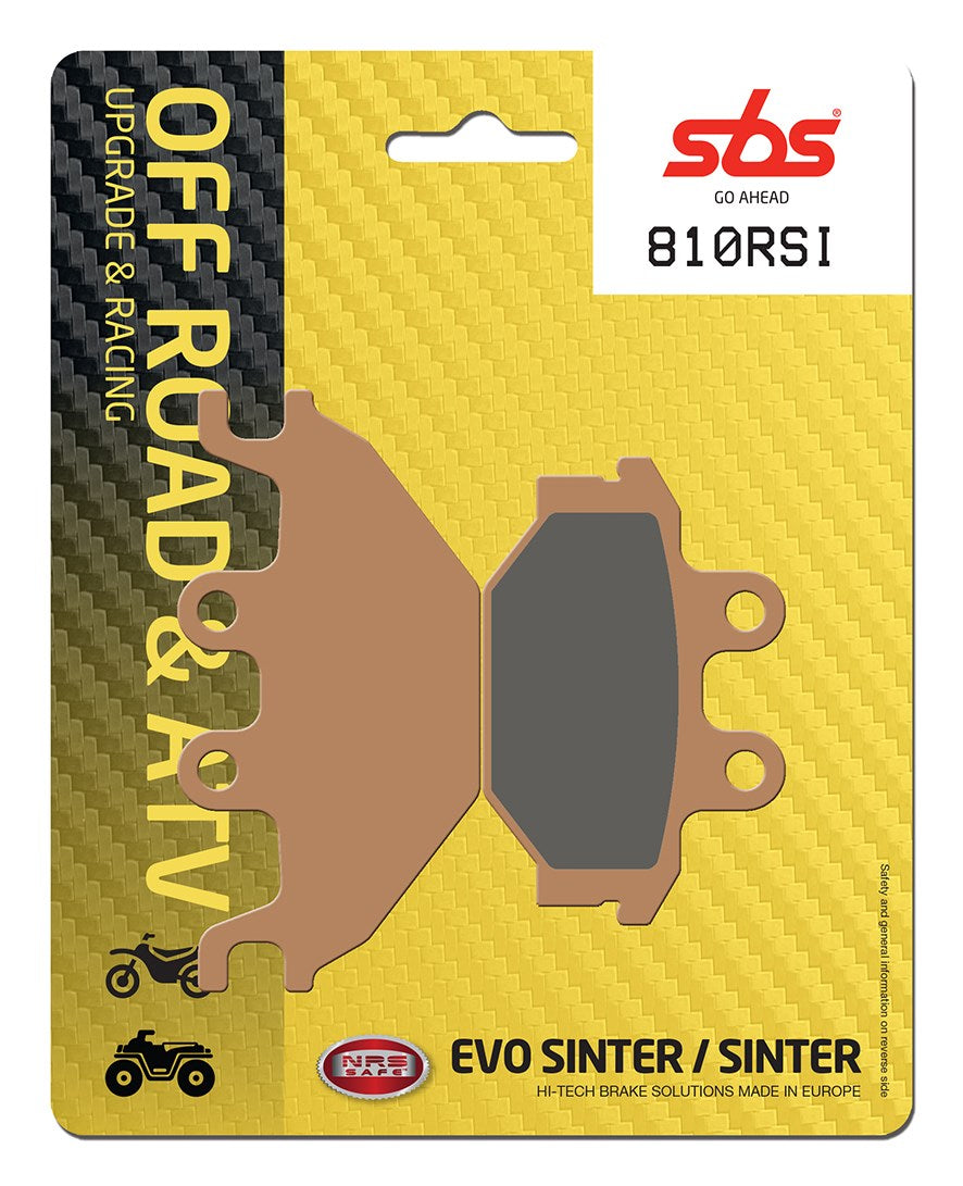 SBS FRICTION - Racing Sinter Front / Rear Off Road Brake Pads - 810RSI-