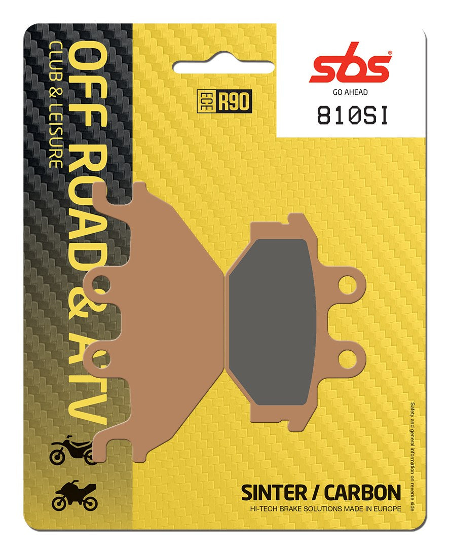 SBS FRICTION - Sinter Front / Rear Off Road Brake Pads - 810SI-