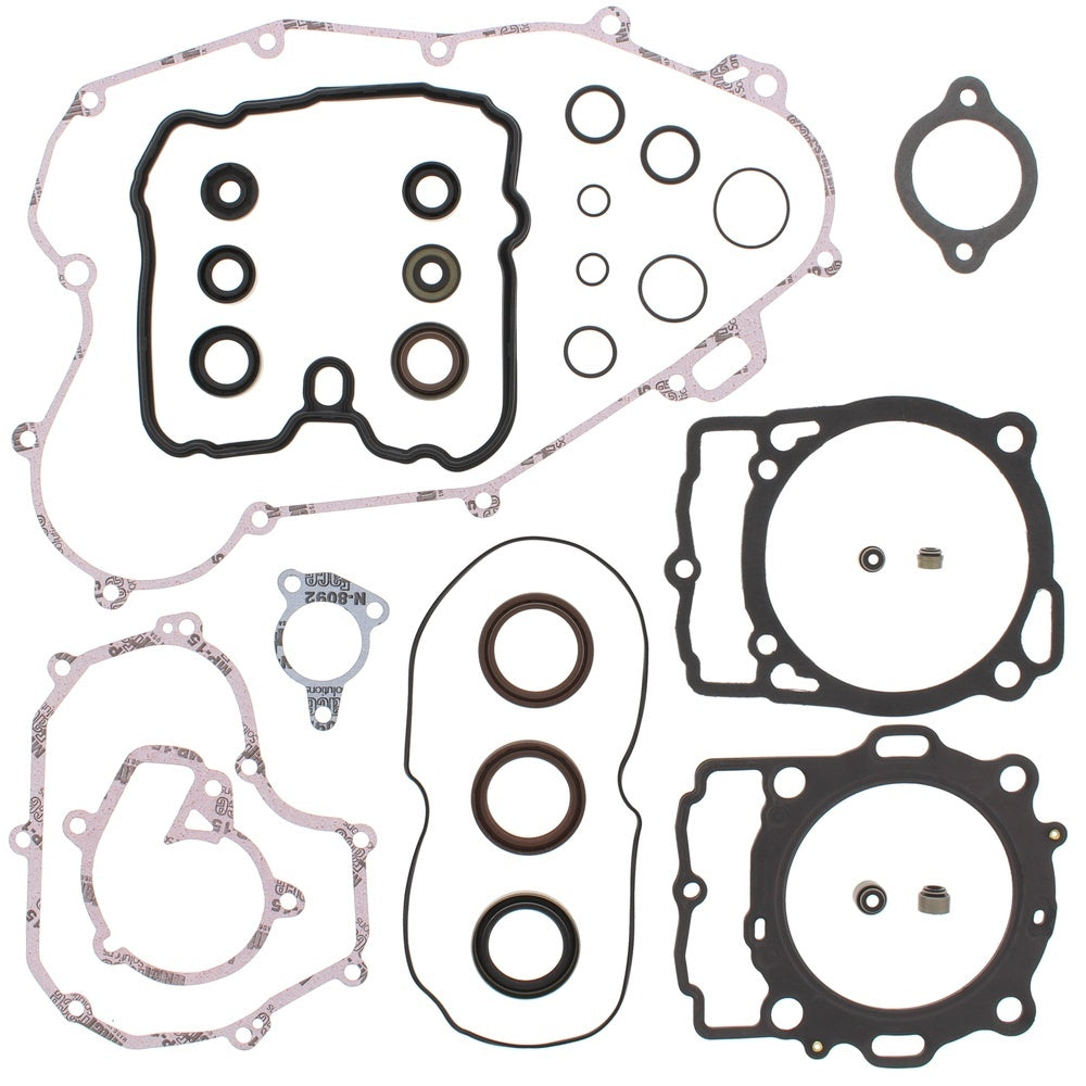 Vertex Complete Gasket Set with Oil Seals - KTM EXC 450 09-11, EXC 530 10-11, EXC-R 450 08, EXC-R 530 08-09, XCR-W 450 08, XCR-W 530 08, XC-W 400 09-10, XC-W 450 08-11, XC-W 530 09-11