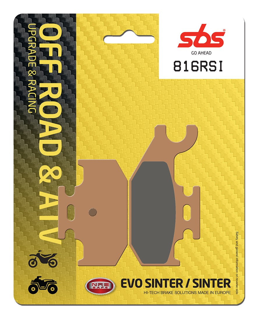 SBS FRICTION - Racing Sinter Off Road Rear Brake Pads - 816RSI-
