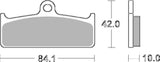 SBS FRICTION - Dual Carbon Front Brake Pads - (Track Use) (bendix packaging) - 825DC-