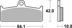 SBS FRICTION - Dual Sinter Front Racing Brake Pads - Moto 2, 3 & WSBK SPEC - 825DS2-