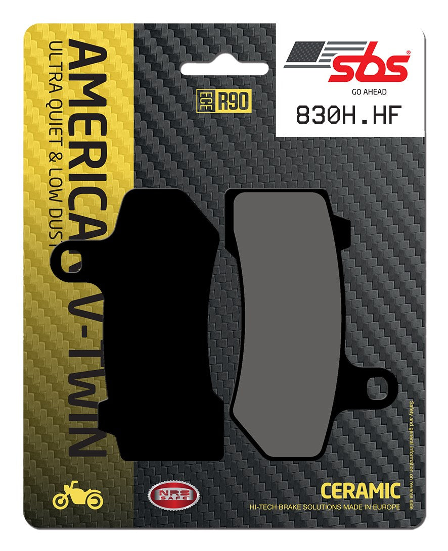 SBS FRICTION - Ceramic Front / Rear H-D Brake Pads - 830H.HF-