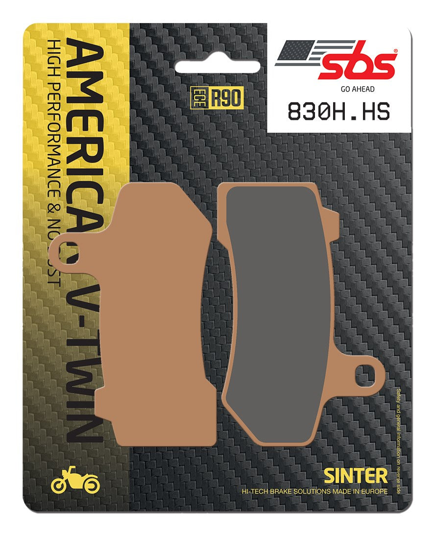 SBS FRICTION - Sinter Front H-D Brake Pads - 830H.HS-