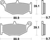 SBS FRICTION - Ceramic Rear Brake Pads - 833HF-