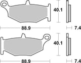 SBS FRICTION - Sinter Rear Brake Pads - 833LS-