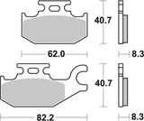 SBS FRICTION - Racing Sinter Off Road Front Brake Pads - 835RSI-