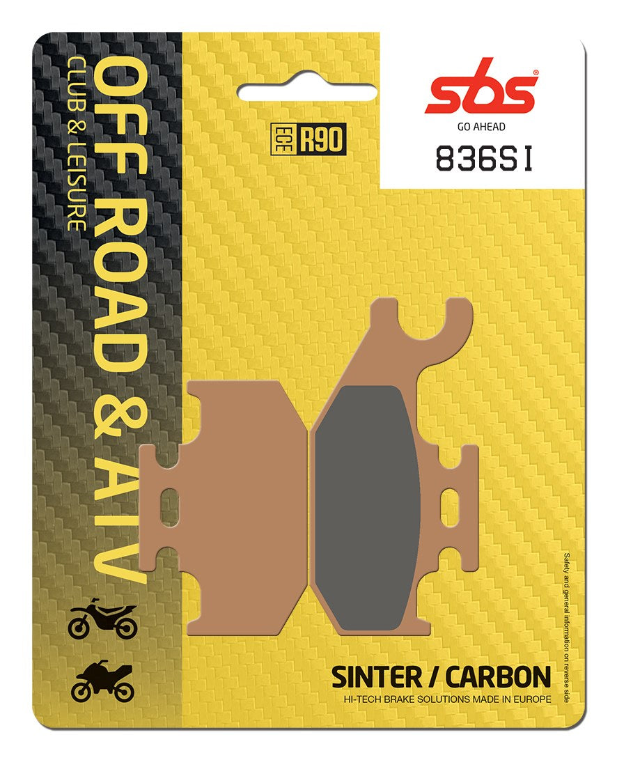 SBS FRICTION - Sinter Off Road Front Brake Pads - 836SI-