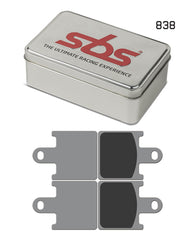 SBS FRICTION - Dual Sinter Front Racing Brake Pads - Moto2, 3 & WSBK SPEC - 838DS2-