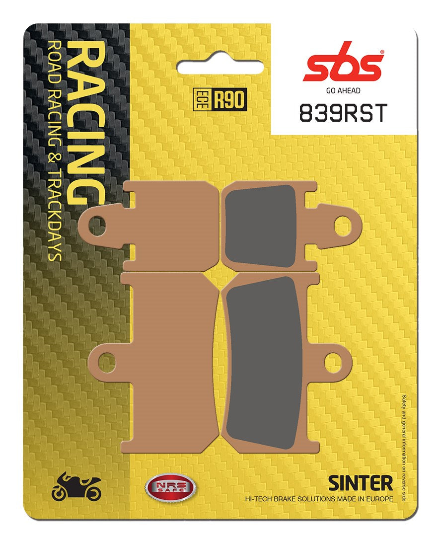 SBS FRICTION - Road Sport & Track Sinter Front Brake Pads - 839RST-