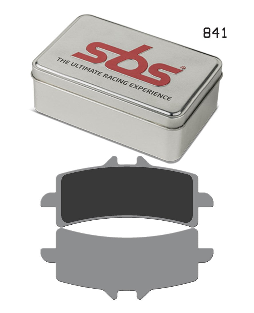 SBS FRICTION - Dual Sinter Front Racing Brake Pads - Moto2, 3 & WSBK SPEC - 841DS-