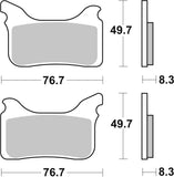 SBS FRICTION - Road Sport & Track Sinter Front Brake Pads - 842RST-
